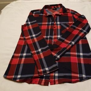 Long sleeve MESSY HAIR DON'T CARE plait shirt